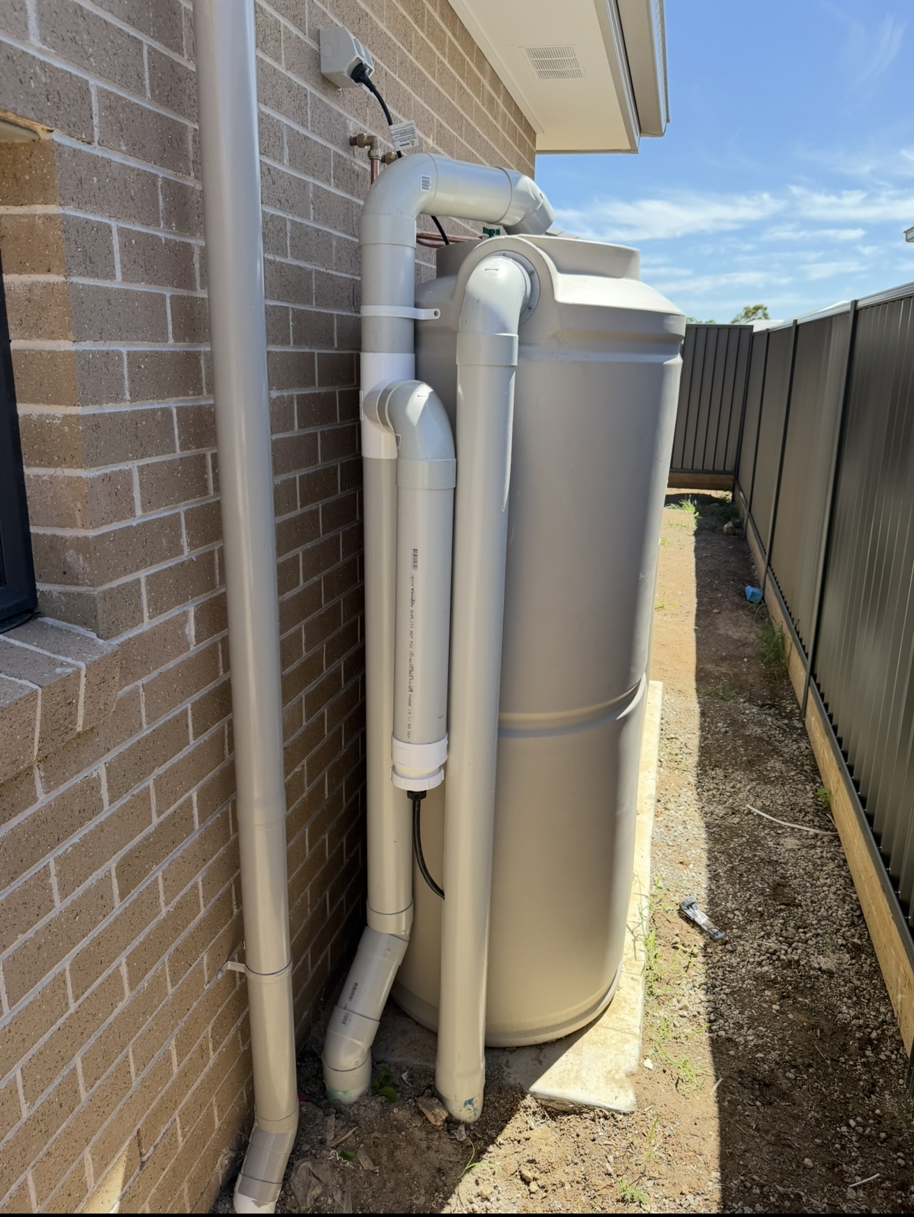Water Tank Installation